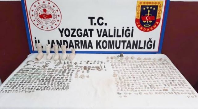 Yozgat'ta 665 parça tarihi eser ele geçirildi